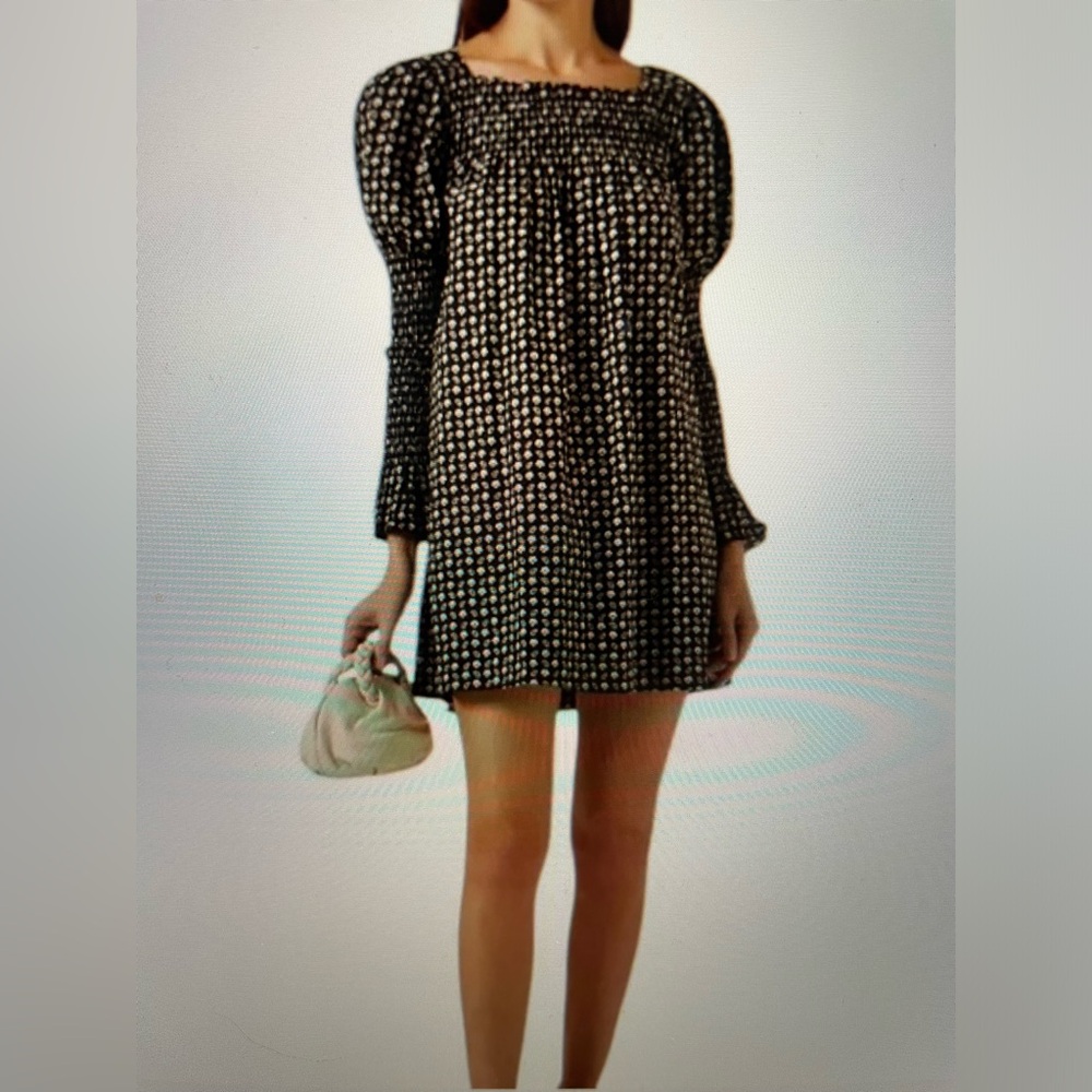 DOEN Sabia dress in Noir Countryside Paisley XS NWT
